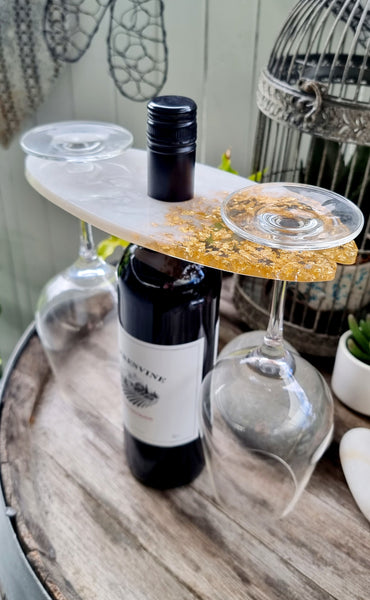Wine Bottle/Glass Holder (MTO)